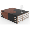 table basse en carton MONT BLANC